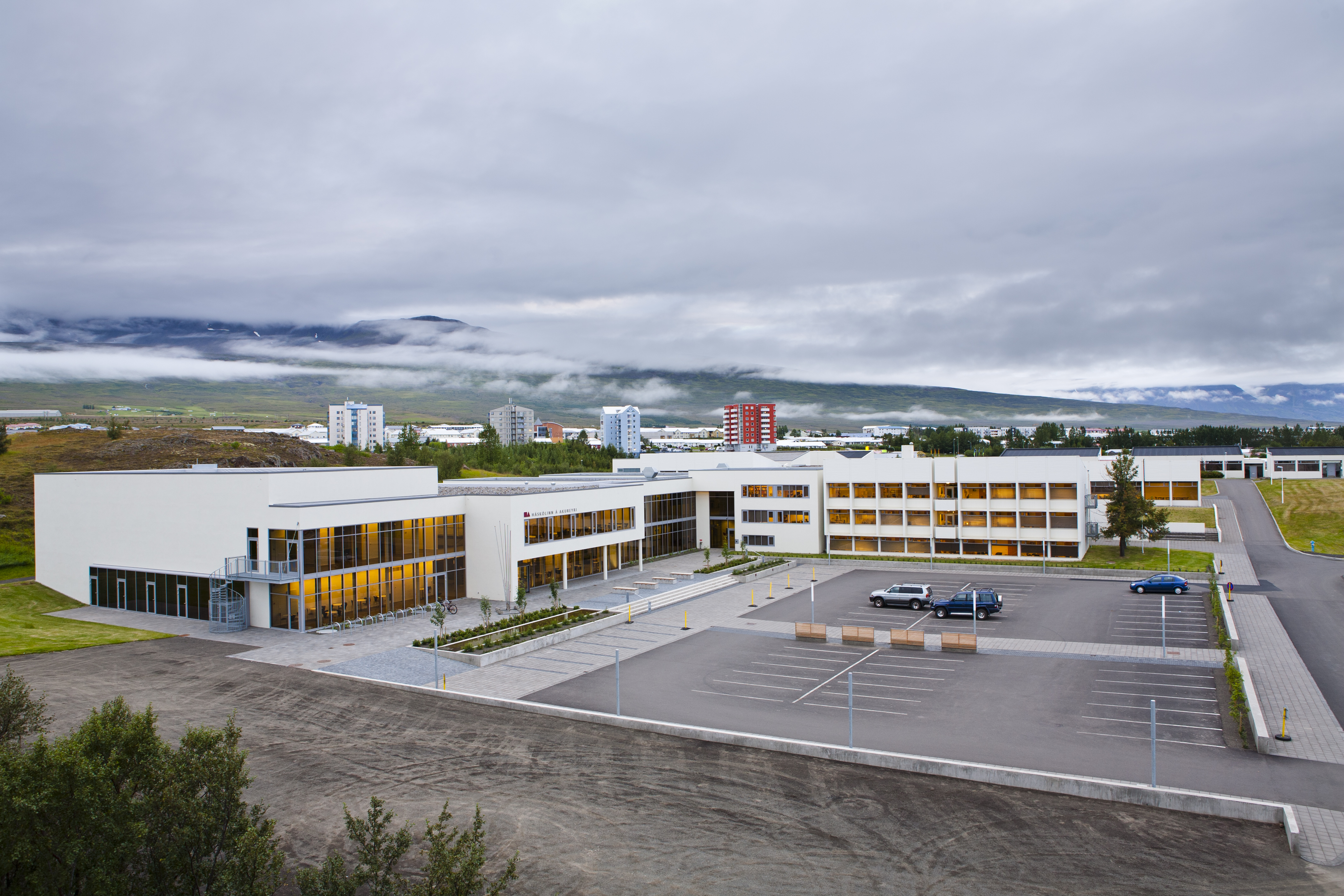 Byggingar Háskólans á Akureyri að Sólborg