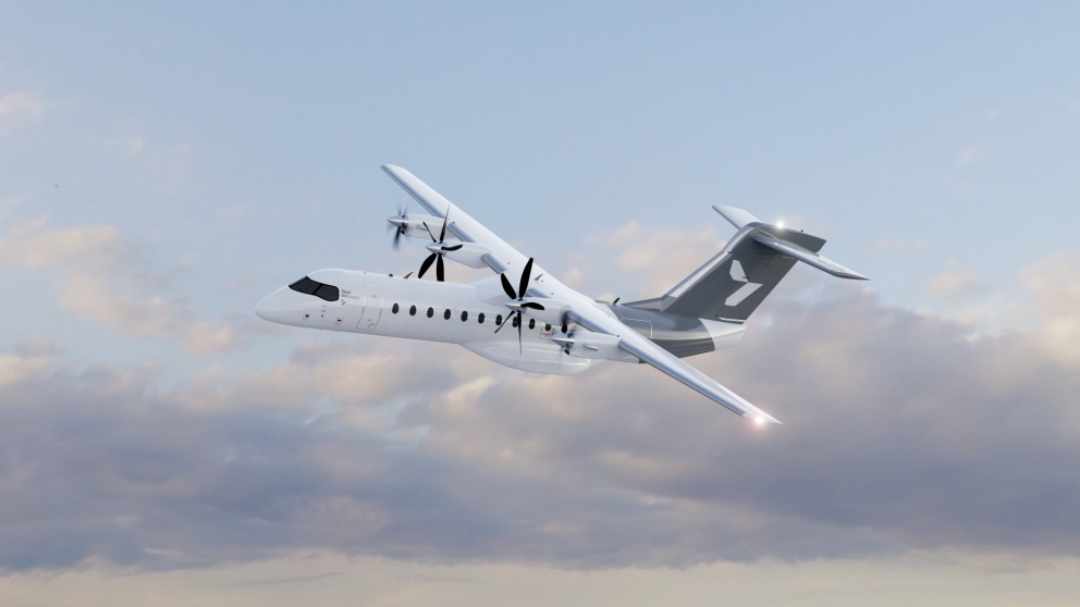 Heart Aerospace rafmagnsflugvél. Mynd/Heart Aerospace
