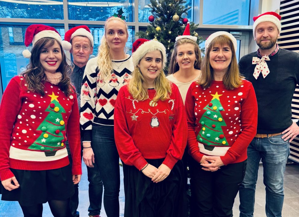 Starfsfólk RHA í jólaskapi í dag!