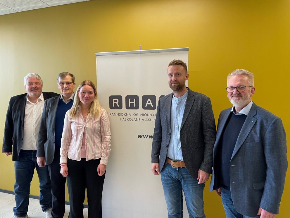 Fyrrverandi forstöðumenn ásamt núverandi forstöðumanni RHA