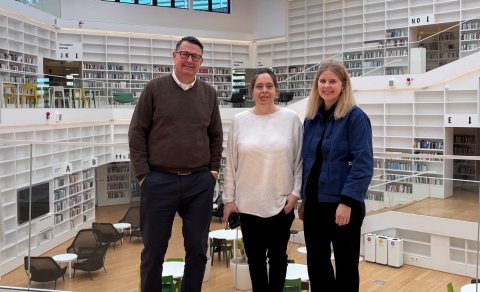 Dr. Ulf Hansson, Dr. Zuzana Macuchova og Sæunn Gísladóttir