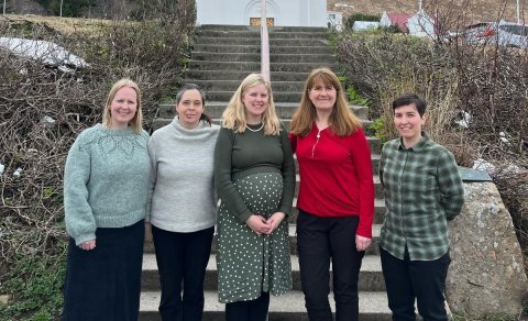 Rannsakendur verkefnisins hittust á Siglufirði í apríl 2025. Frá vinstri: Lisa Knatterud Wold (Østla&hellip;