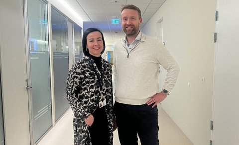 Laufey Hrólfsdóttir og Arnar Þór Jóhannesson. Mynd/SAk